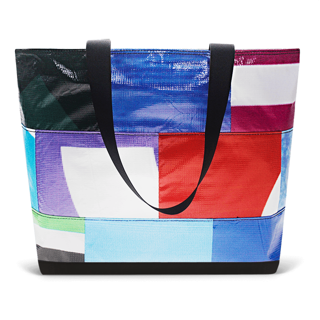 Patchwork Zippered Blake Tote