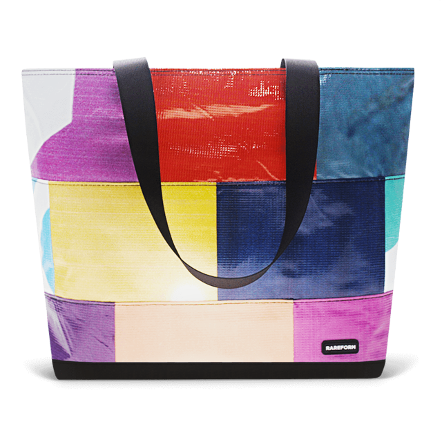 Patchwork Zippered Blake Tote