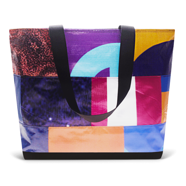 Patchwork Zippered Blake Tote