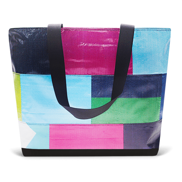 Patchwork Zippered Blake Tote