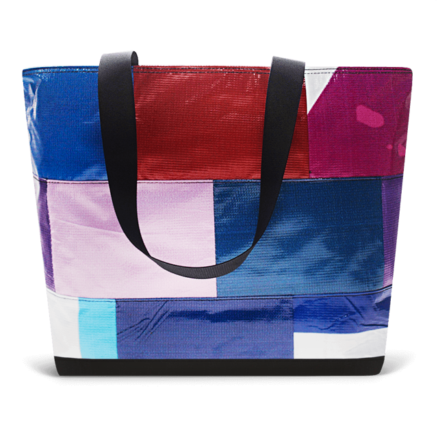 Patchwork Zippered Blake Tote