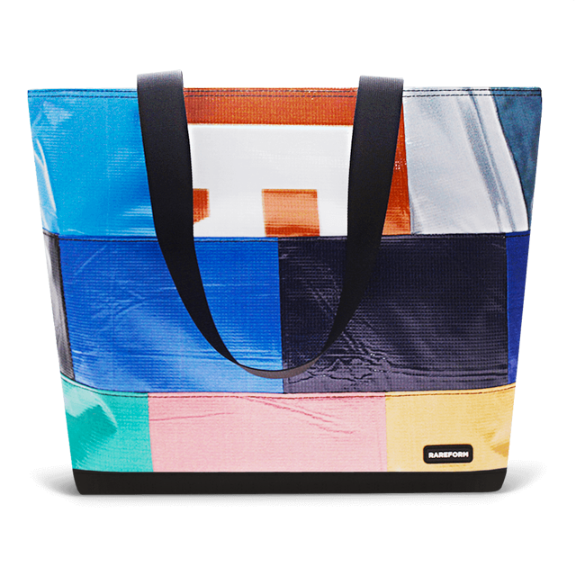 Patchwork Zippered Blake Tote