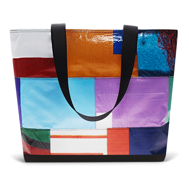 Patchwork Zippered Blake Tote