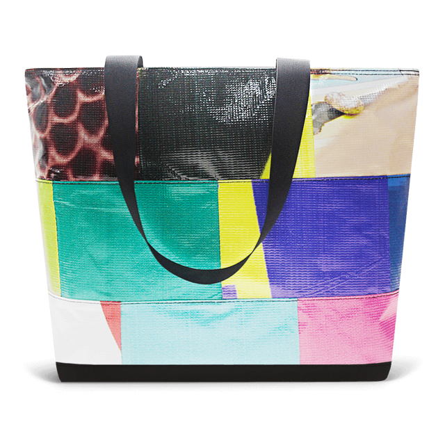 Patchwork Zippered Blake Tote