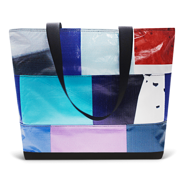 Patchwork Zippered Blake Tote