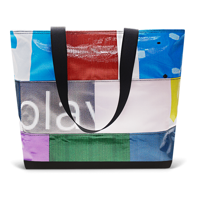 Patchwork Zippered Blake Tote
