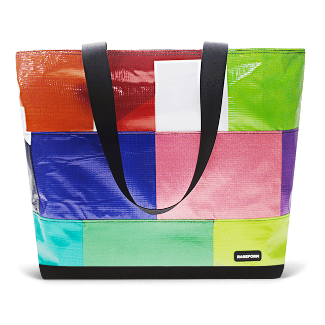 Patchwork Zippered Blake Tote