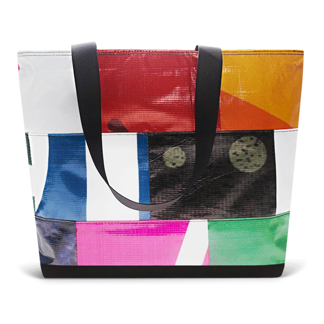 Patchwork Zippered Blake Tote