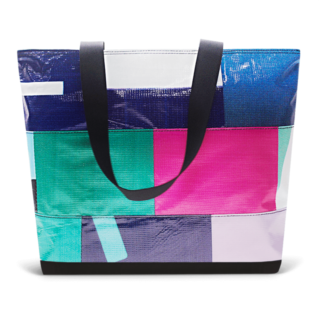 Patchwork Zippered Blake Tote