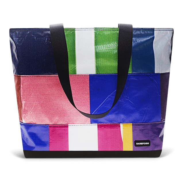 Patchwork Zippered Blake Tote