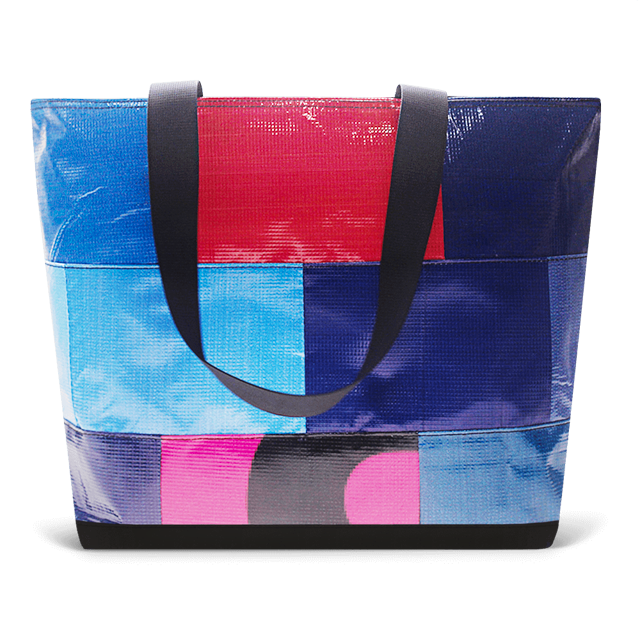 Patchwork Zippered Blake Tote