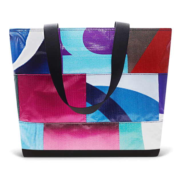 Patchwork Zippered Blake Tote