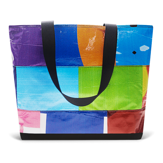 Patchwork Zippered Blake Tote