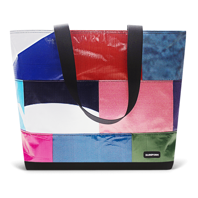 Patchwork Zippered Blake Tote