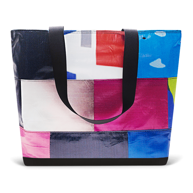 Patchwork Zippered Blake Tote