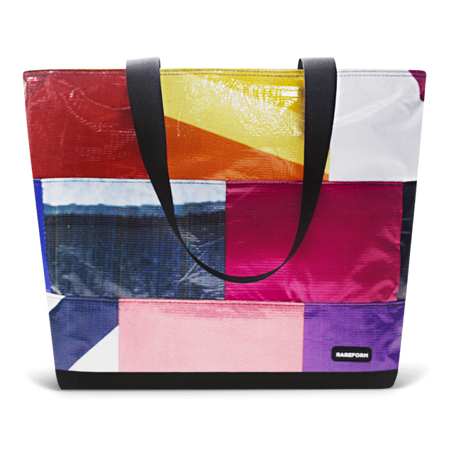 Patchwork Zippered Blake Tote