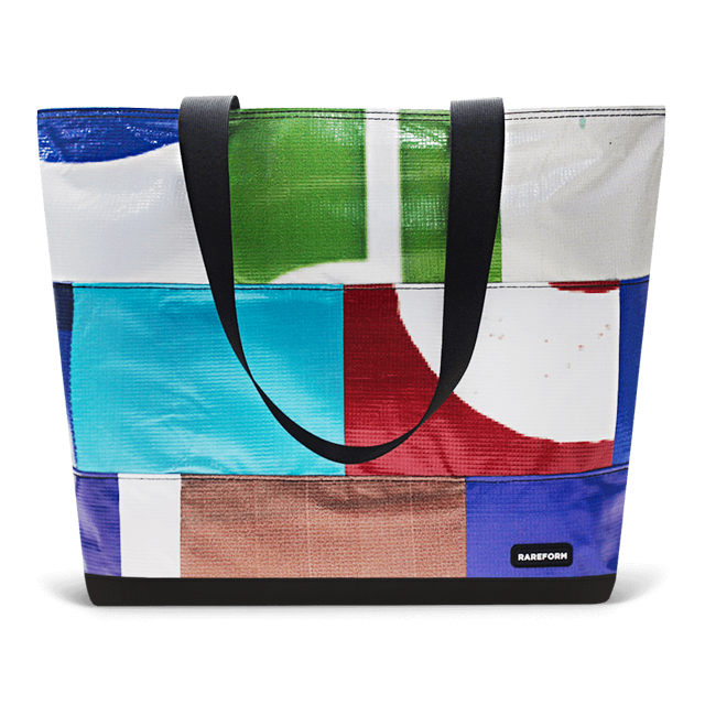 Patchwork Zippered Blake Tote