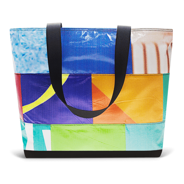 Patchwork Zippered Blake Tote