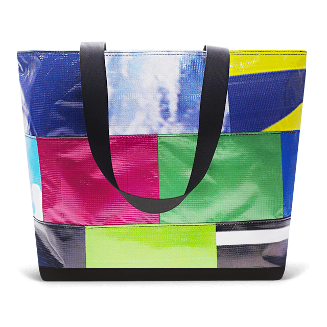Patchwork Zippered Blake Tote