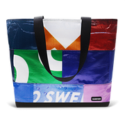 Patchwork Zippered Blake Tote