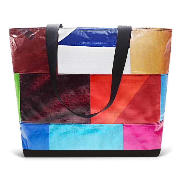 Patchwork Zippered Blake Tote