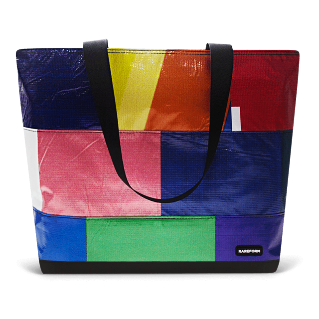 Patchwork Zippered Blake Tote