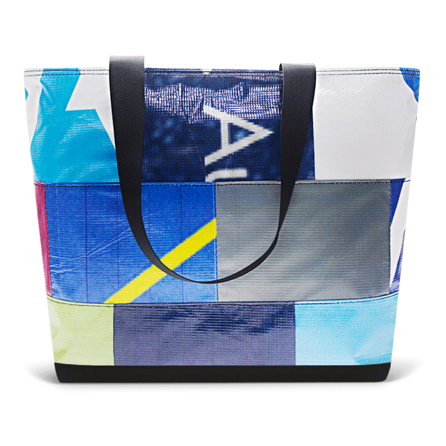 Patchwork Zippered Blake Tote