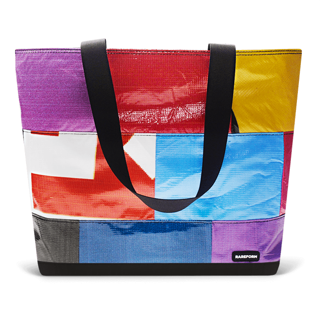 Patchwork Zippered Blake Tote