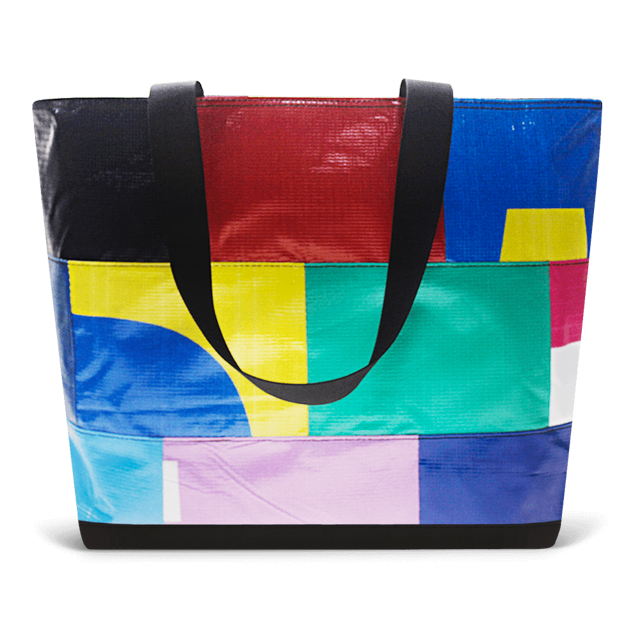 Patchwork Zippered Blake Tote