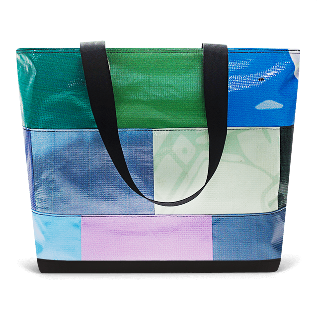 Patchwork Zippered Blake Tote