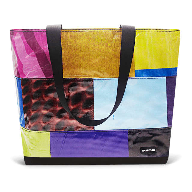 Patchwork Zippered Blake Tote