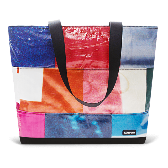 Patchwork Zippered Blake Tote