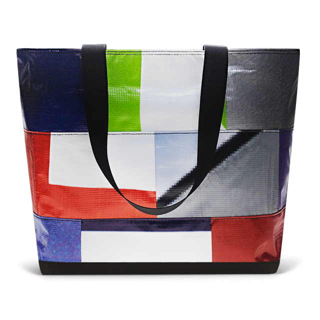 Patchwork Zippered Blake Tote