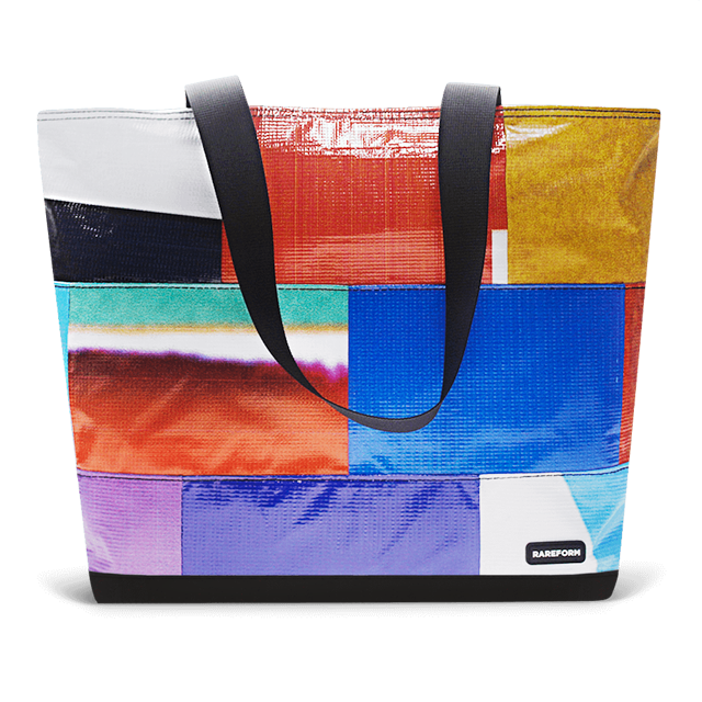 Patchwork Zippered Blake Tote