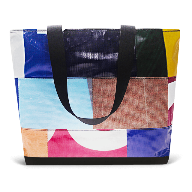 Patchwork Zippered Blake Tote