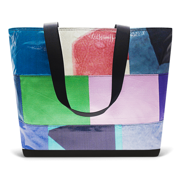 Patchwork Zippered Blake Tote