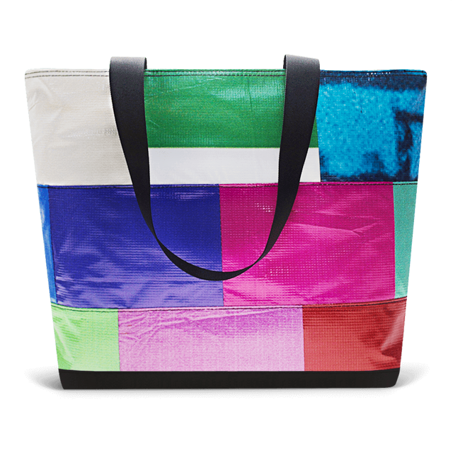 Patchwork Zippered Blake Tote