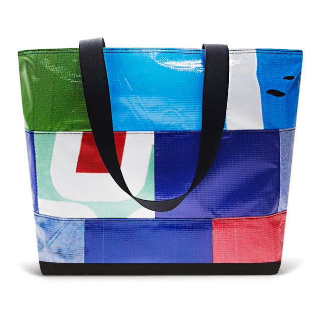 Patchwork Zippered Blake Tote