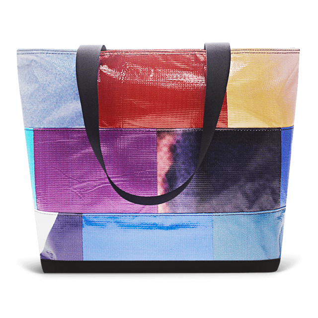 Patchwork Zippered Blake Tote