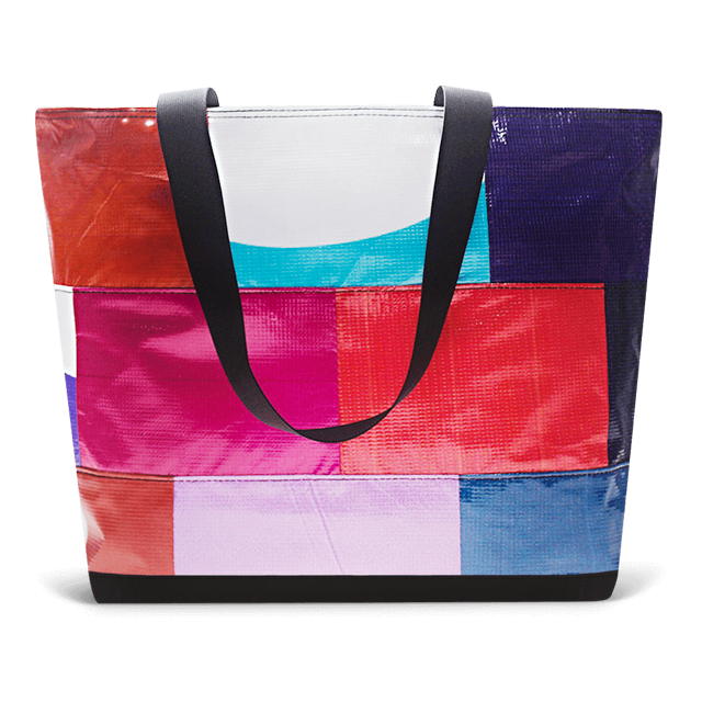 Patchwork Zippered Blake Tote