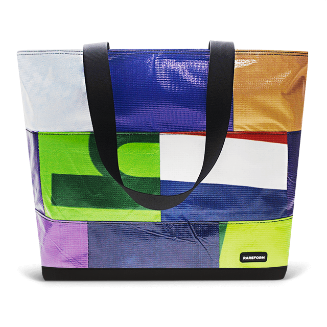 Patchwork Zippered Blake Tote