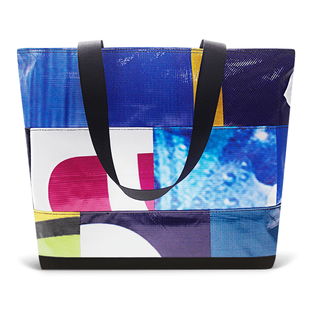 Patchwork Zippered Blake Tote
