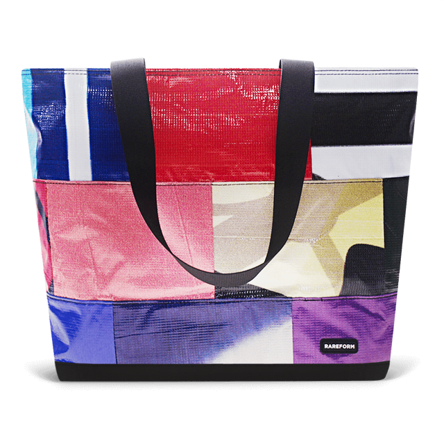 Patchwork Zippered Blake Tote