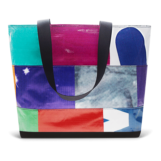Patchwork Zippered Blake Tote