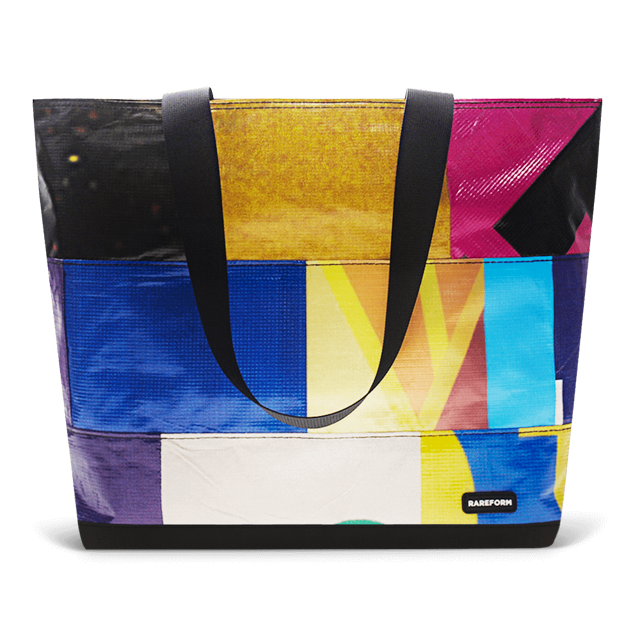 Patchwork Zippered Blake Tote