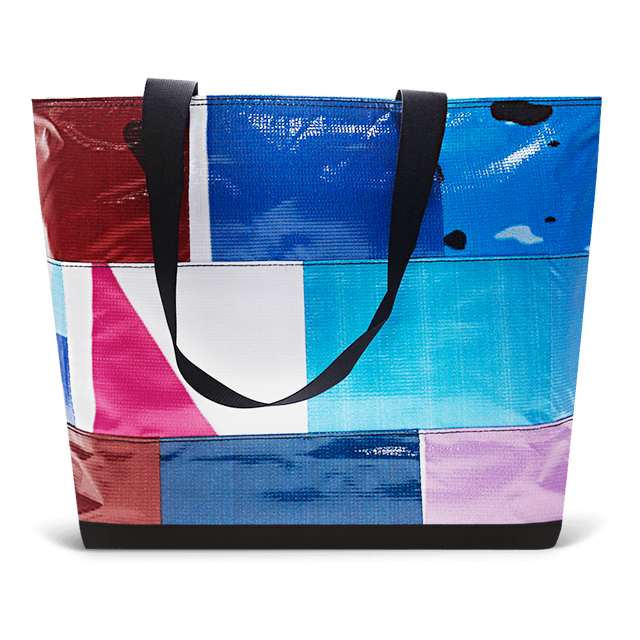 Patchwork Zippered Blake Tote