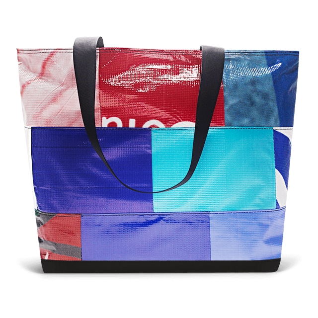 Patchwork Zippered Blake Tote