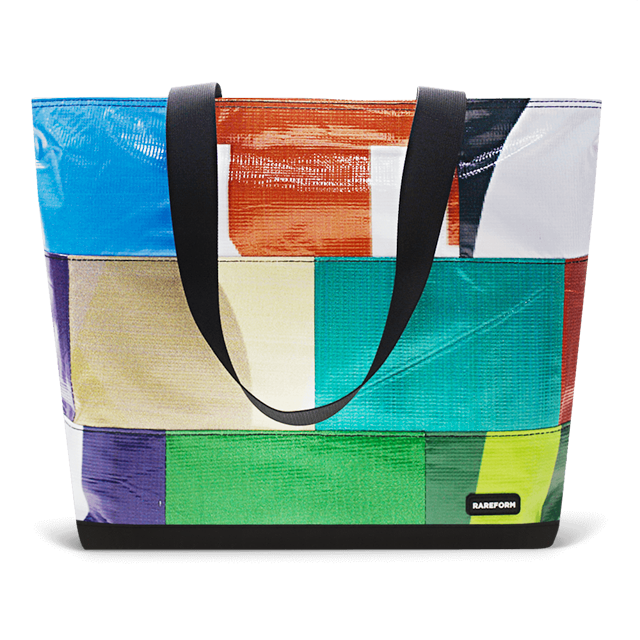 Patchwork Zippered Blake Tote