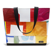 Patchwork Zippered Blake Tote