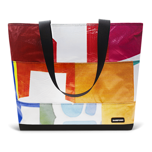 Patchwork Zippered Blake Tote